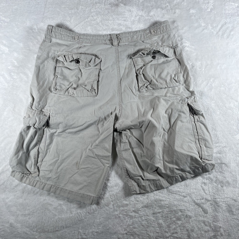 Polo Jeans co. Ralph Lauren men's Light Gray cargo shorts 36 - Picture 6 of 7